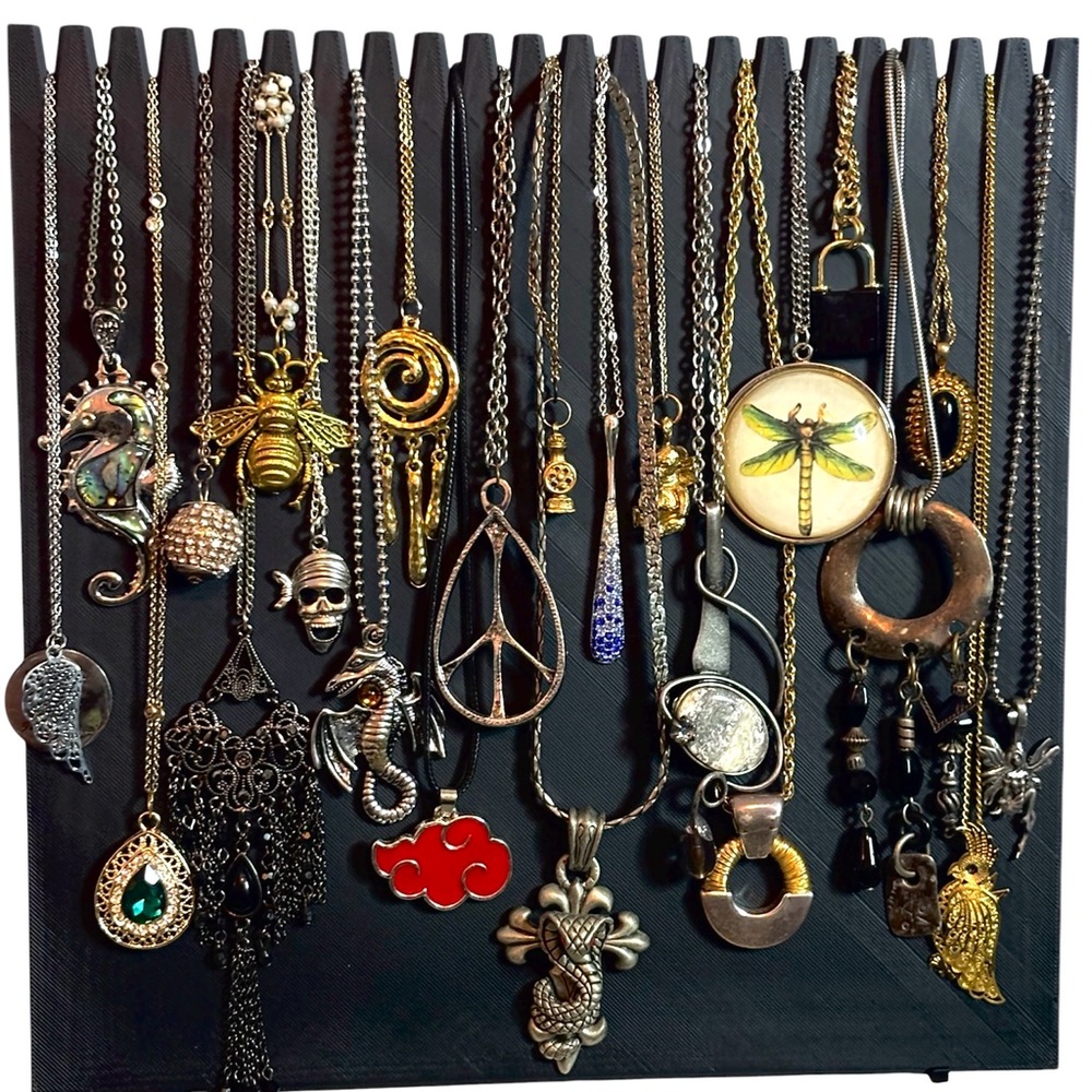 Black Necklace Display Stand